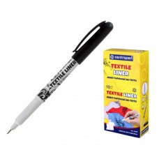 Tekstiilimarker Centropen  0,6-0,8mm , must